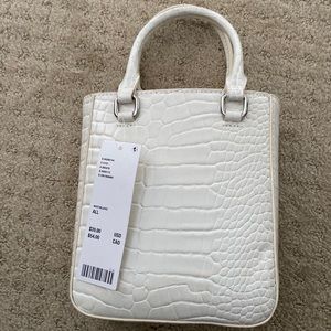 New small white bag
